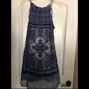 MNG super cute print sundress size large.